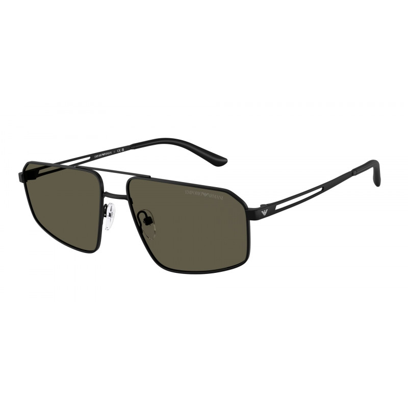 Sunglasses Emporio Armani EA 2173 300187 Matte Black / Dark Grey Policarbonate Standard 59mm