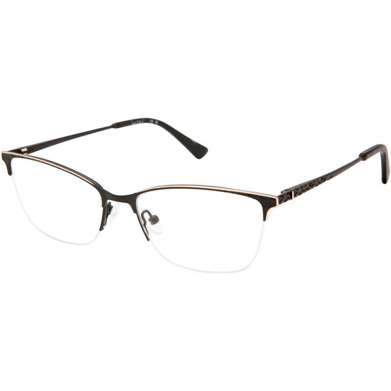 Eyeglasses Nicole Miller WAVERLY C01 Black/Gold 57mm