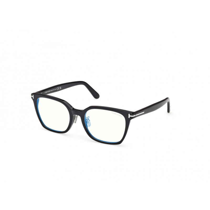 Eyeglasses Tom Ford FT 6103 -D-B Asian fit 001 Shiny Black / 53mm
