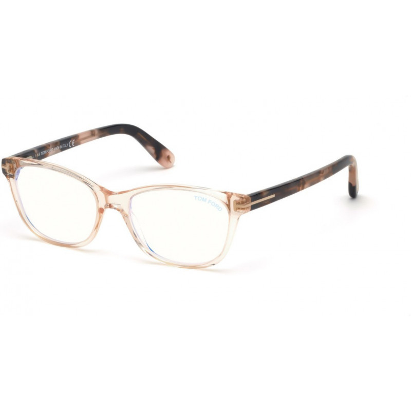 Eyeglasses Tom Ford FT 5638 -B 072 Shiny Light Pink / Coloured Havana 50mm