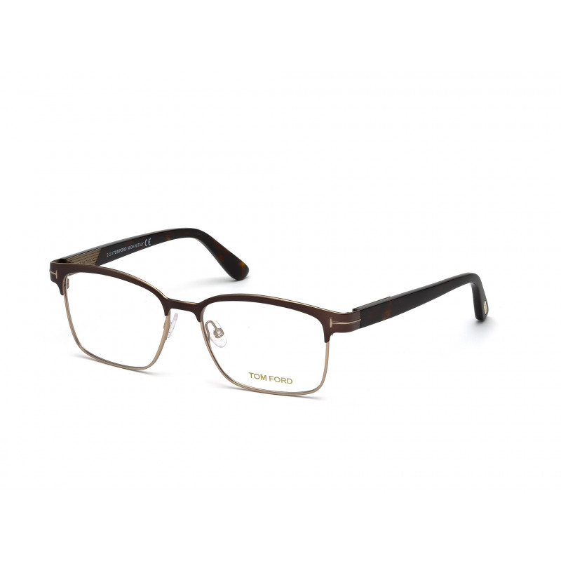 Eyeglasses Tom Ford FT 5323 048 Shiny Dark Brown / Havana 54mm