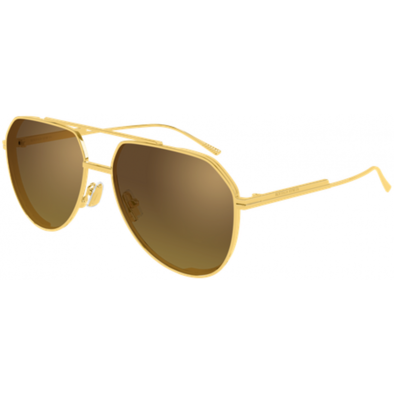 Sunglasses Bottega Veneta BV 1465 S- 004 Gold / Brown 60mm