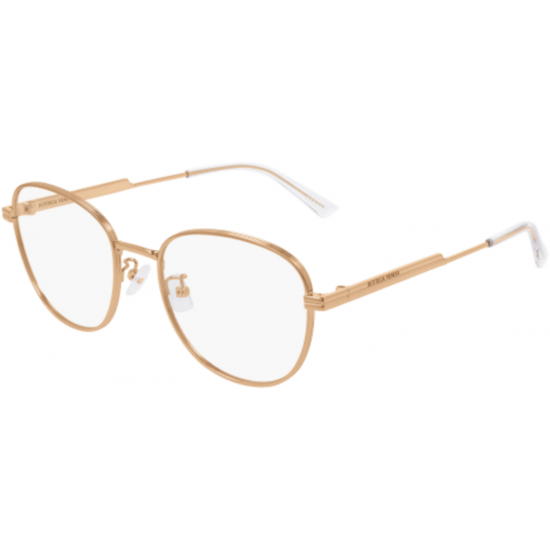 Eyeglasses Bottega Veneta BV 1044 O- 001 Gold / Transparent 53mm