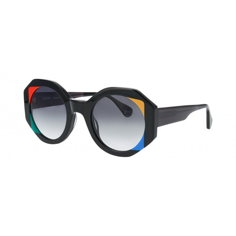 Sunglasses WOOW SUPER OLYMP' 1 100 Black