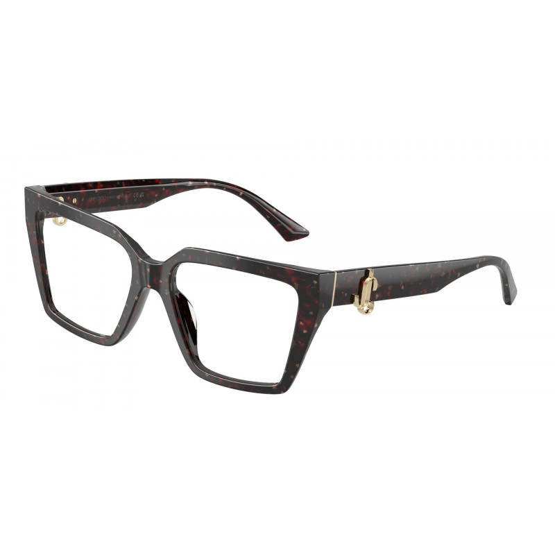 Eyeglasses Jimmy Choo JC 3017 U 5125 Dark Havana Glitter / Demo Lens 52mm