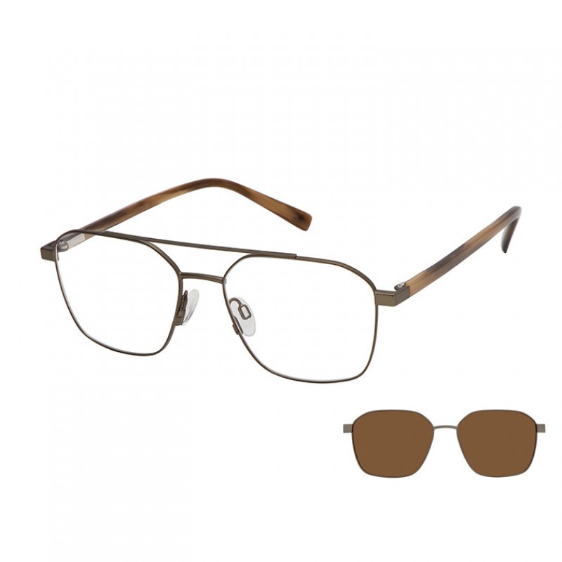 Eyeglasses Isaac Mizrahi NY 36022 Brown BR 55mm