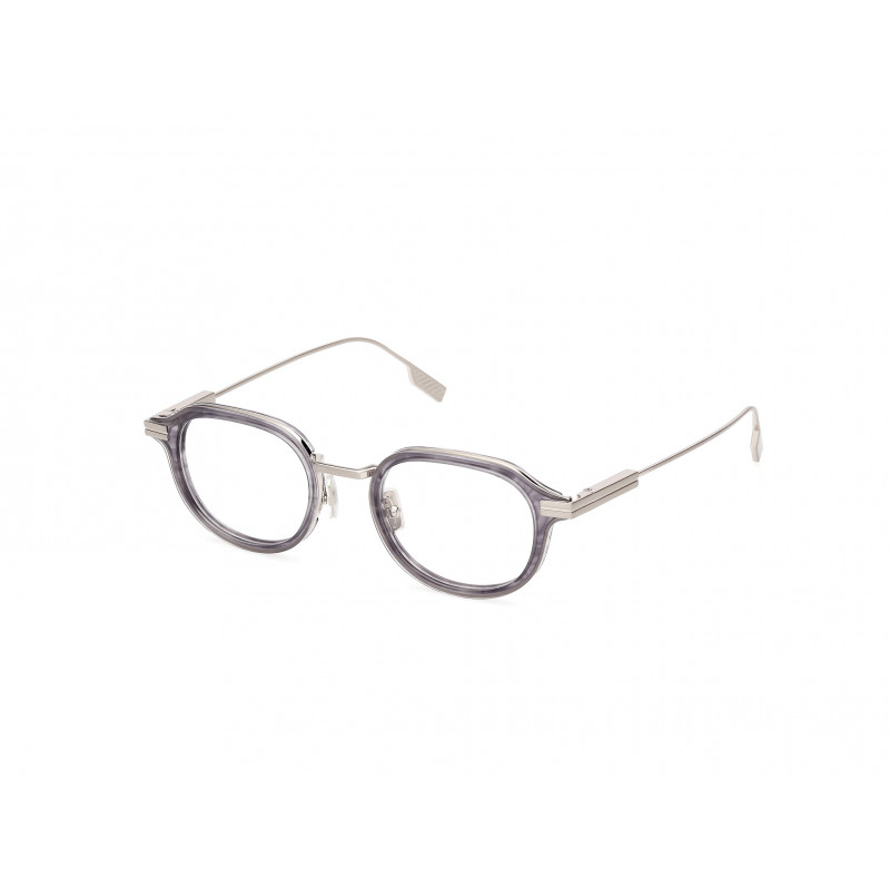 Eyeglasses Zegna EZ 5296 020 Shiny Grey / Satin Palladium 48mm