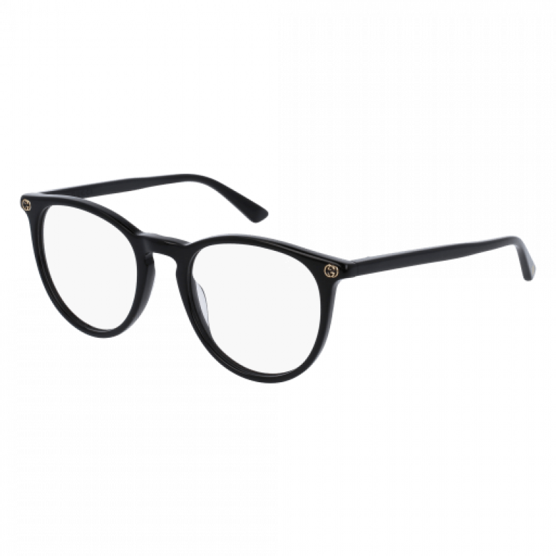 Eyeglasses Gucci GG 0027 O- 001 Black / Transparent 50mm