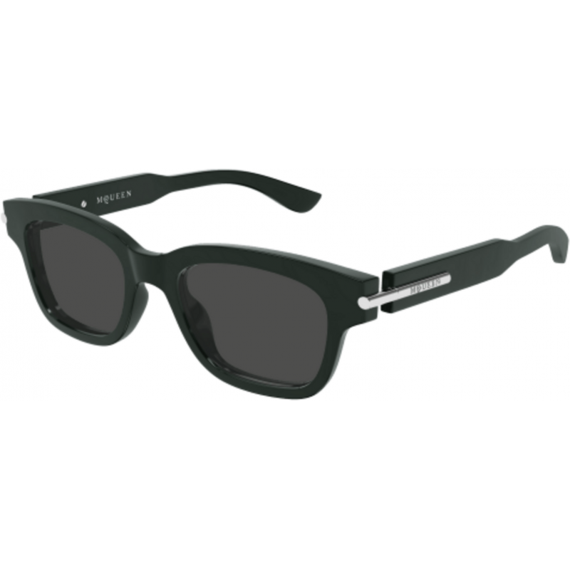 Sunglasses Alexander McQueen AM 0497 S- 004 Green / Grey 51mm