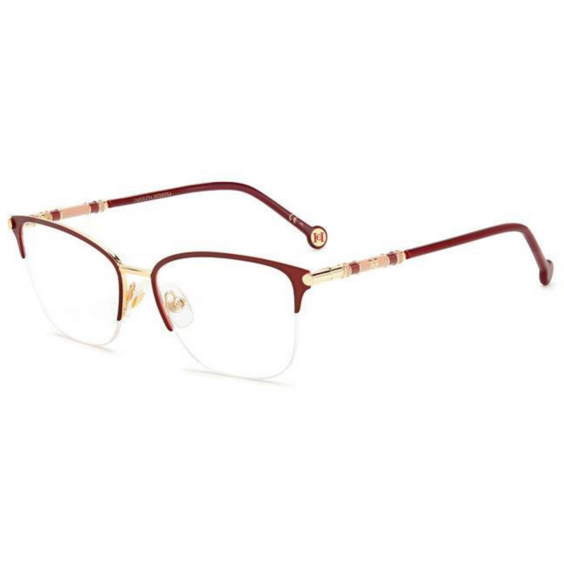 Eyeglasses Carolina Herrera CH 0033 NOA Gold Burgundy 53mm