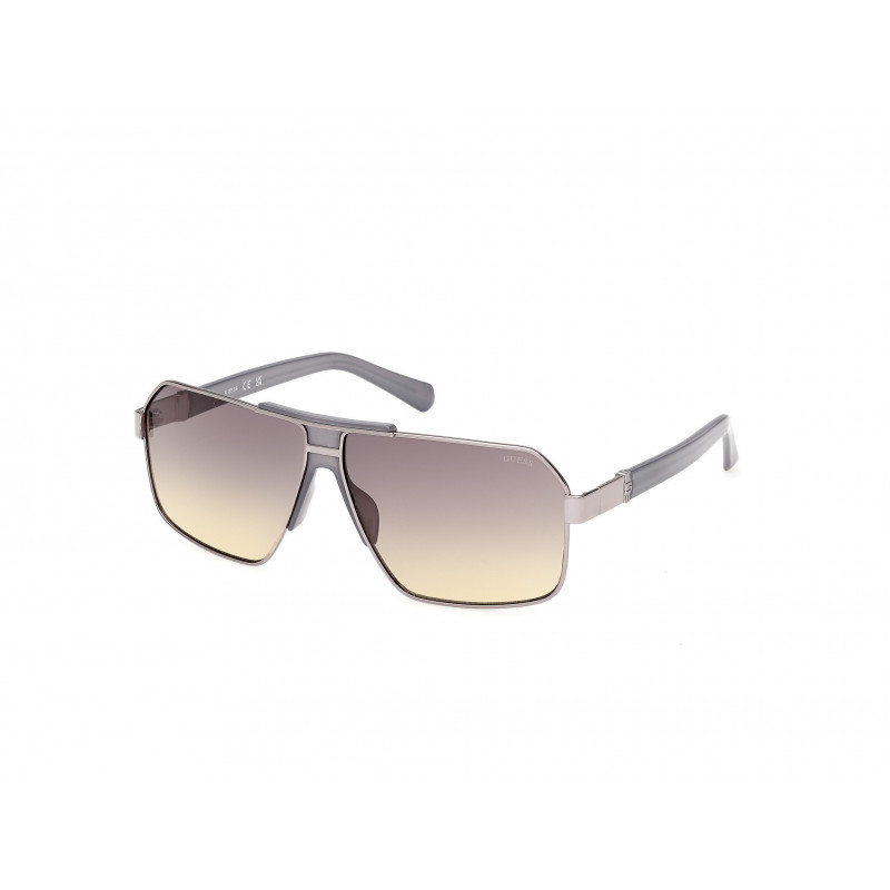 Sunglasses Guess GU 00305 08B Shiny Gunmetal / Grey 64mm