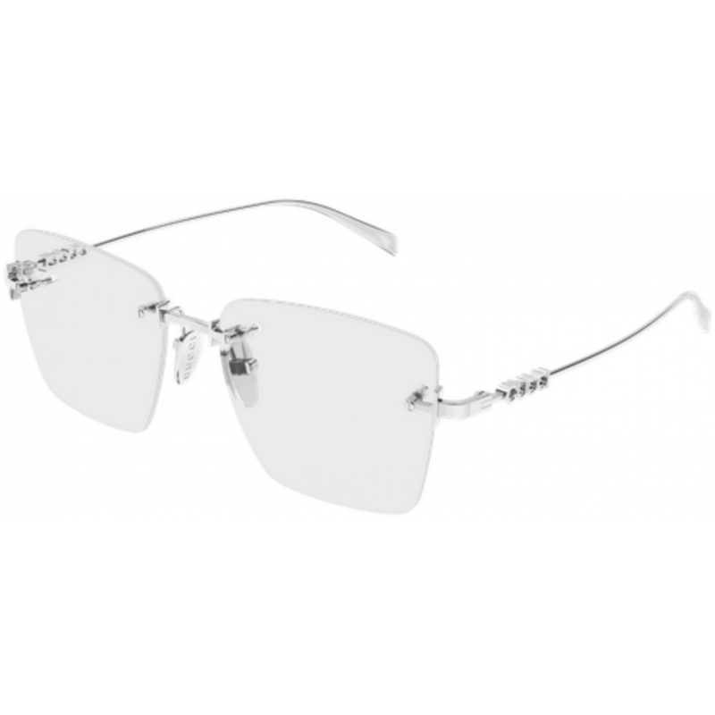 Eyeglasses Gucci GG 1938 O- 002 Silver / Transparent 54mm