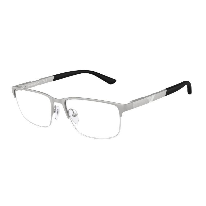 Eyeglasses Emporio Armani EA 1164 3045 Matte Silver Demo Lens 56mm