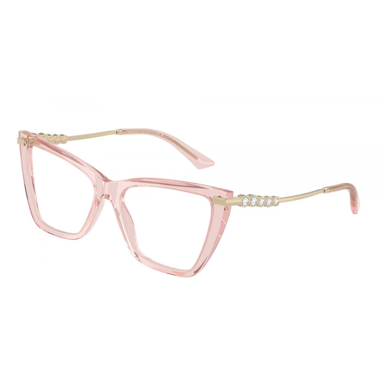 Eyeglasses Jimmy Choo JC 3020 B 5034 Transparent Pink Demo Lens 53mm