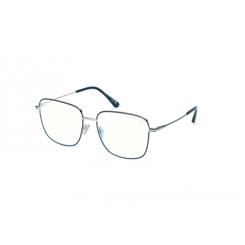 Eyeglasses Tom Ford FT 6136 -B 087 Shiny Turquoise / 56mm