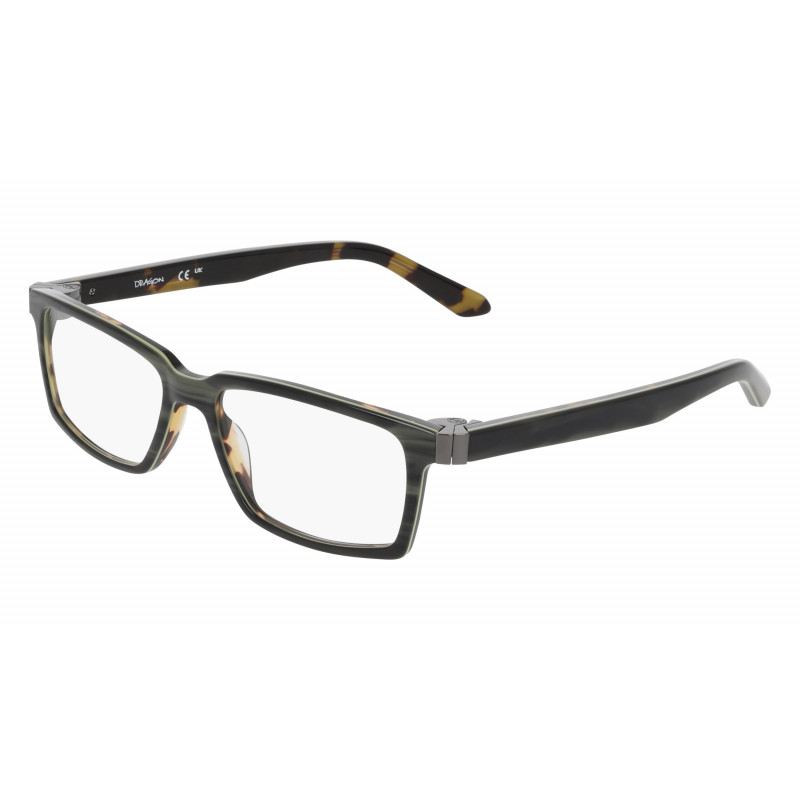 Eyeglasses DRAGON DR 7016 305 Olive Horn Over Tortoise