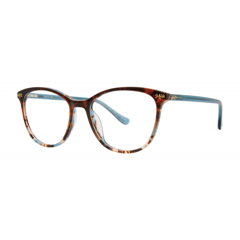 Eyeglasses Kensie Kiki Brown Turquoise 51mm