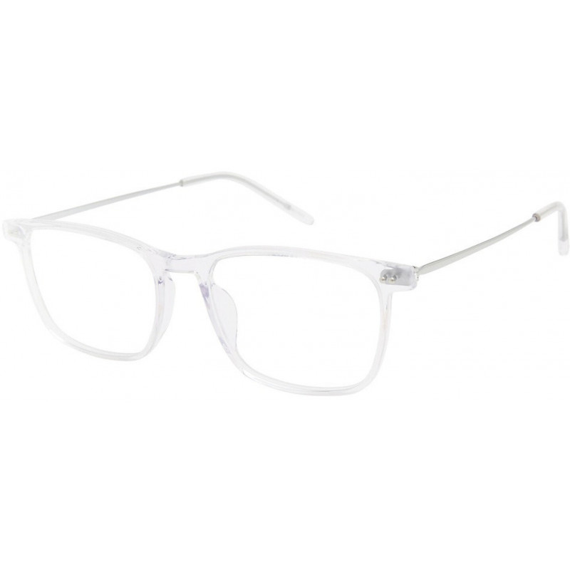 Eyeglasses TLG NU 061 C01 Crystal/Silver 53mm