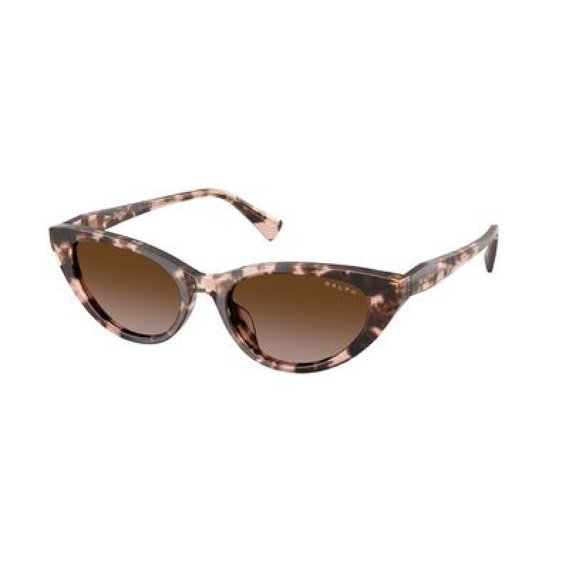 Sunglasses Ralph RA 5352 U 605813 Shiny Pink Havana / Gradient Brown Polyamide Standard 53mm