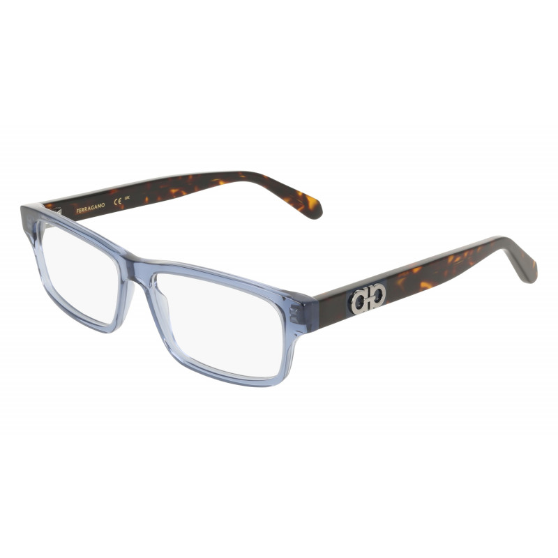 Eyeglasses FERRAGAMO SF 3061 432 Transparent Blue 56mm