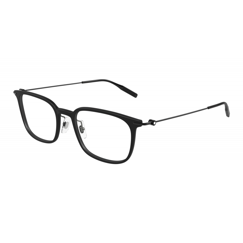 Eyeglasses Montblanc MB 0100 O- 010 Black / Transparent 52mm