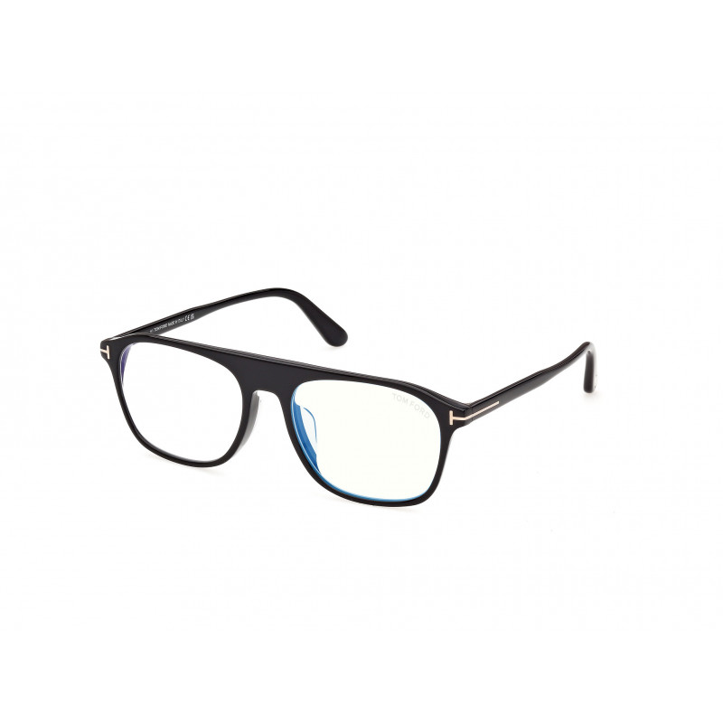 Eyeglasses Tom Ford FT 6167 -F-B Asian fit 001 Shiny Black / 56mm