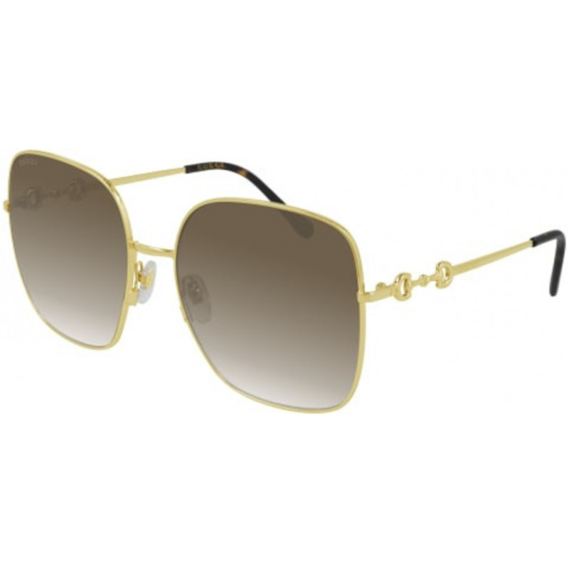 Sunglasses Gucci GG 0879 S- 002 Gold / Brown 61mm