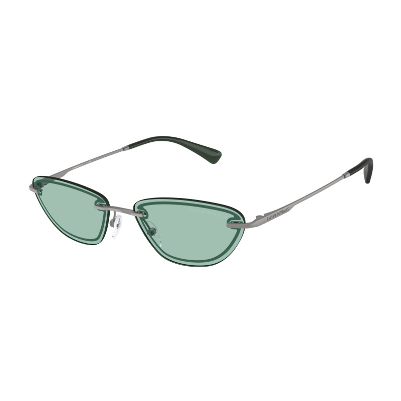 Sunglasses Emporio Armani EA 2158 3003/2 Matte Gunmetal / Green Polyamide Standard