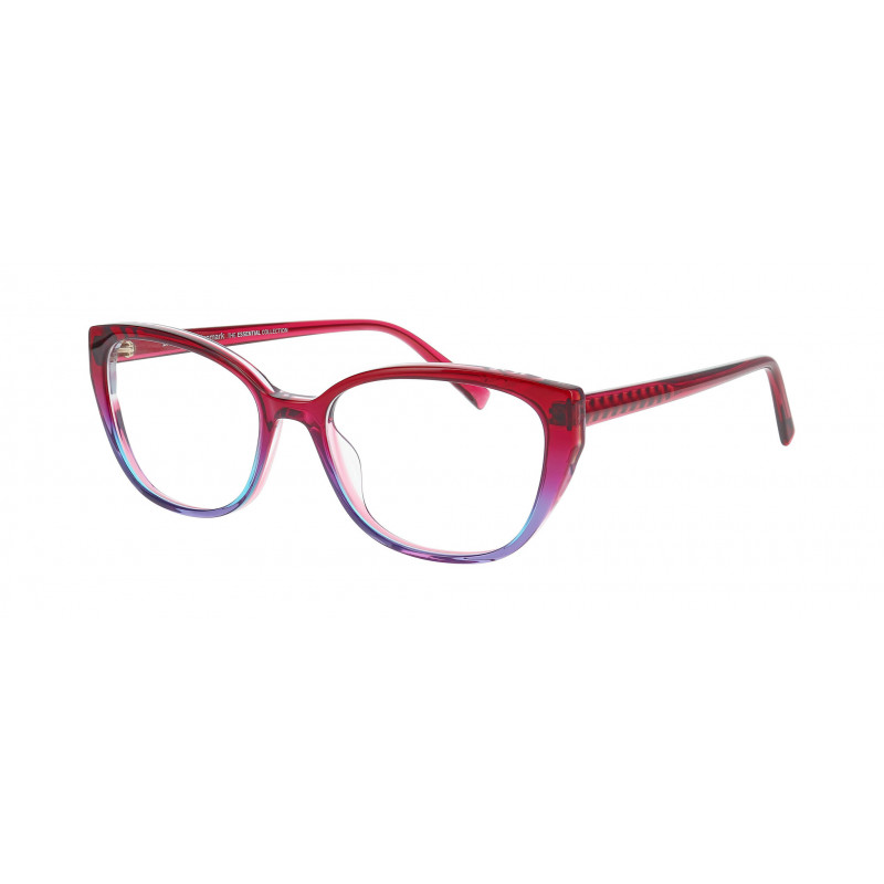 Eyeglasses Pro-design Denmark AURA 2 4142 Solid Ruby/Gradiant Ruby/Blue / Nosepad 54mm