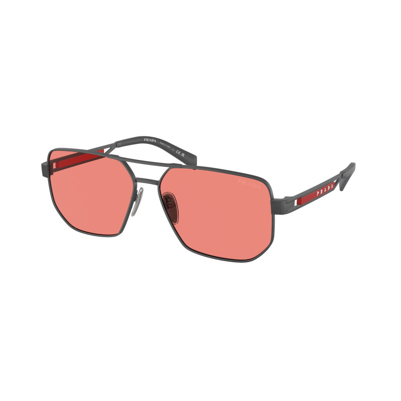Sunglasses Prada Linea Rossa PS 51 ZS 15P20B Matte Grey Pink 59mm