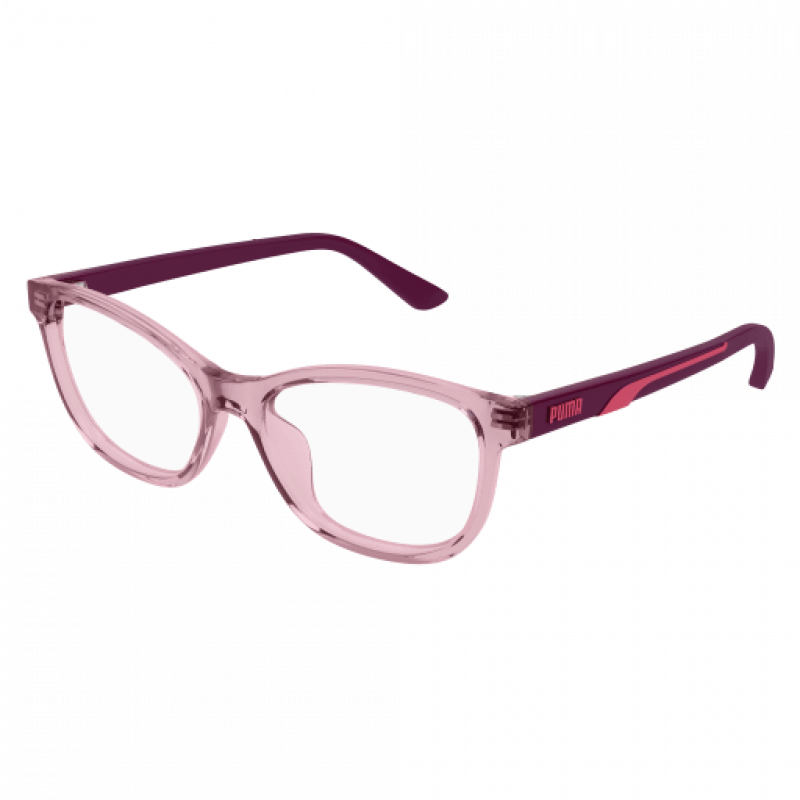 Eyeglasses Puma PJ 0077 O- 004 Pink / Transparent Violet 50mm