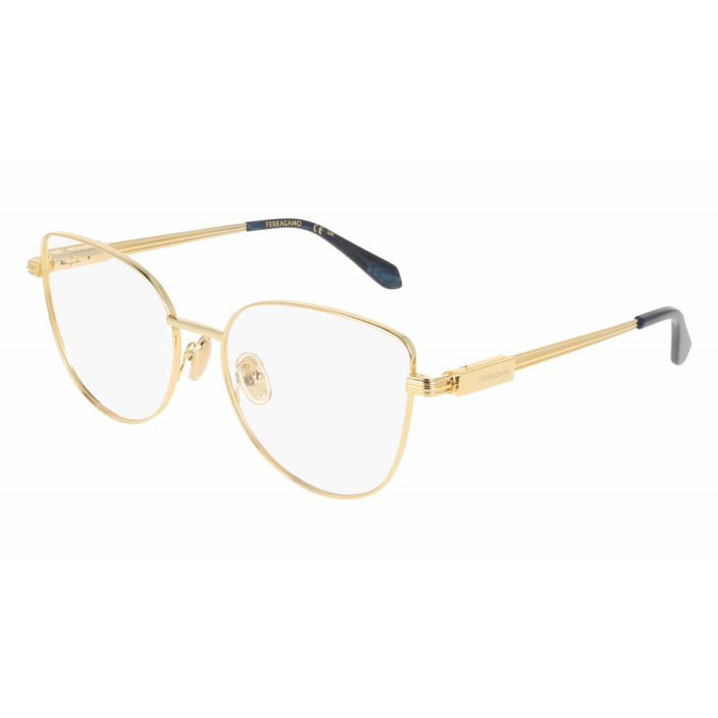 Eyeglasses FERRAGAMO SF 2240 751 Deep Gold 56mm