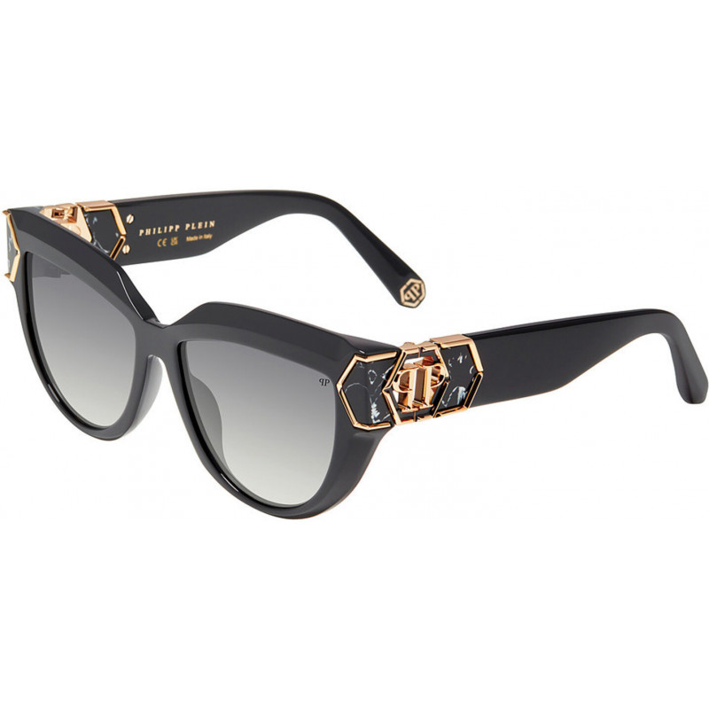 Sunglasses Philipp Plein SPP 176 M 0700 Shiny Black 56mm