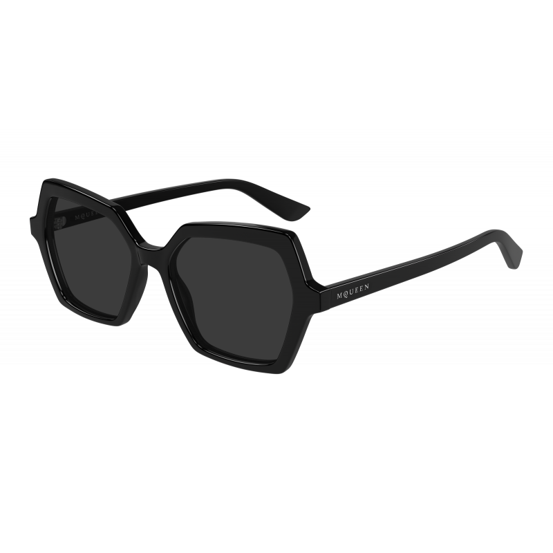 Sunglasses Alexander McQueen AM 0537 S- 001 Black / Grey 54mm
