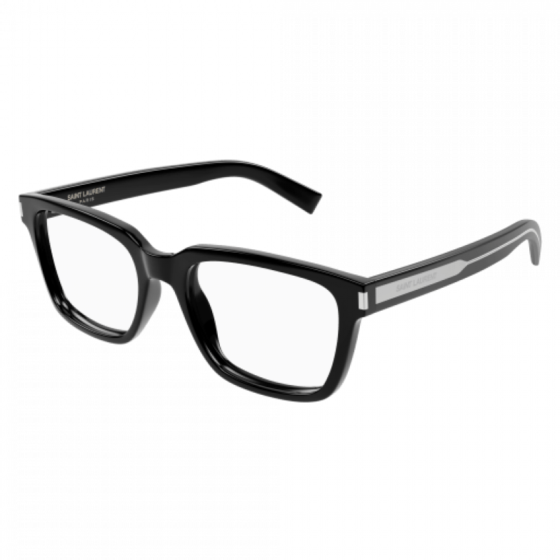 Eyeglasses Saint Laurent SL 621 - 001 Black / Transparent Crystal 54mm
