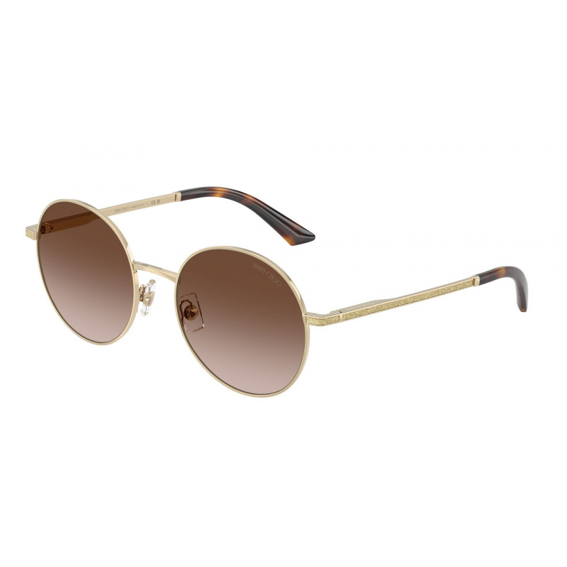 Sunglasses Jimmy Choo JC 4028 J 300613 Pale Gold / Brown Gradient Polyamide Standard 53mm