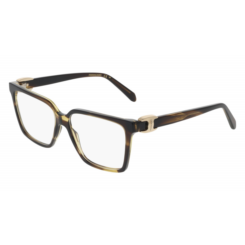 Eyeglasses FERRAGAMO SF 3059 323 Khaki/Horn 56mm