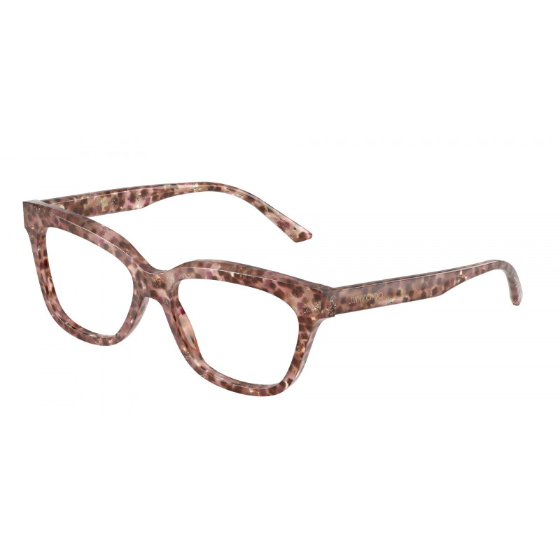 Eyeglasses Jimmy Choo JC 3072 5116 Pink Glitter Havana / Demo Lens 52mm