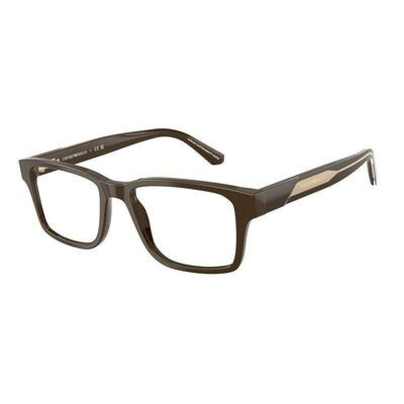 Eyeglasses Emporio Armani EA 3271 6307 Shiny Brown Demo Lens 52mm