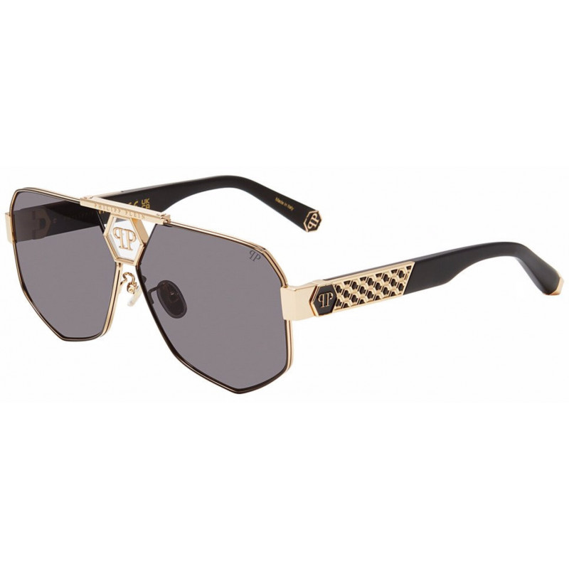 Sunglasses Philipp Plein SPP 107 M 0302 Rose Gold W Black