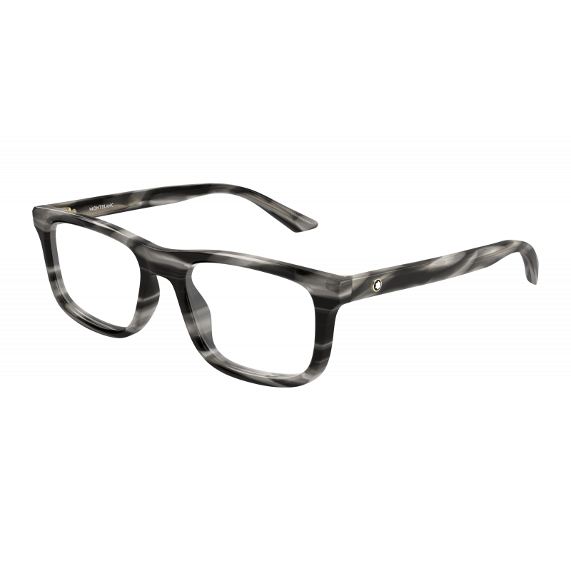 Eyeglasses Montblanc MB 0457 O- 009 Grey / Transparent 57mm