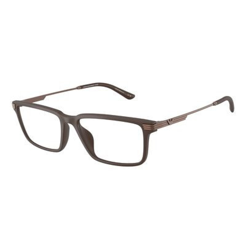 Eyeglasses Emporio Armani EA 3268 U 6258 Matte Brown Demo Lens 55mm