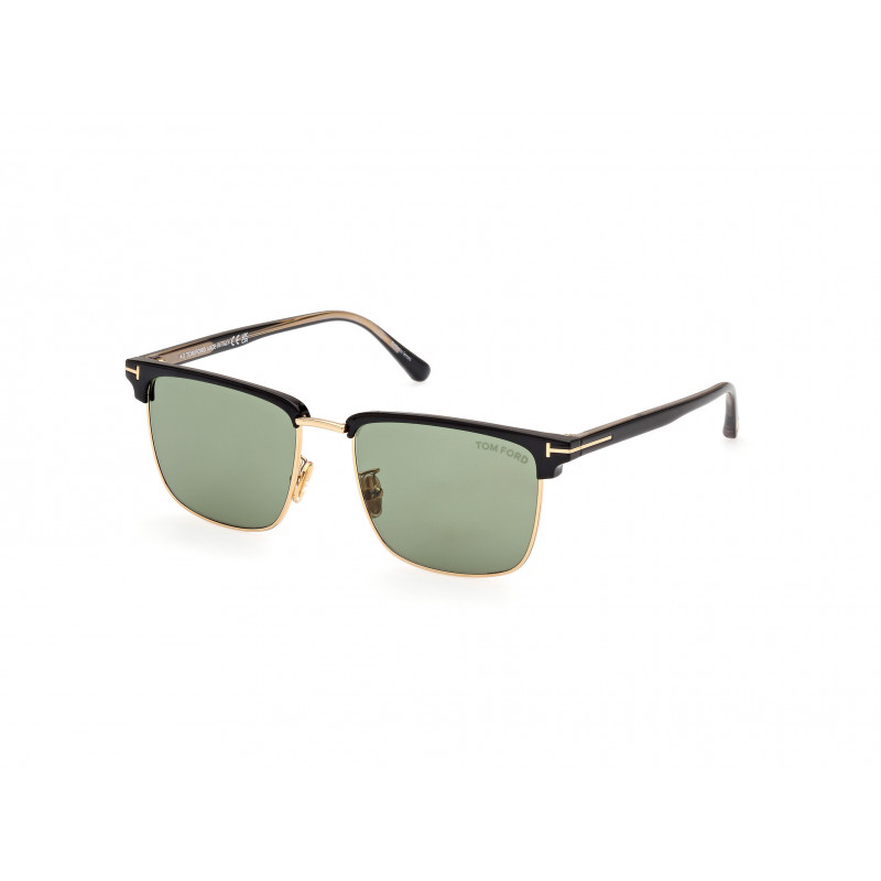 Sunglasses Tom Ford FT 0997 -H 01N Shiny Pale Gold Black 55mm