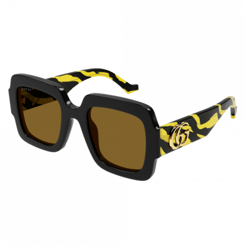 Sunglasses Gucci GG 1547 S- 004 Black / Brown 50mm