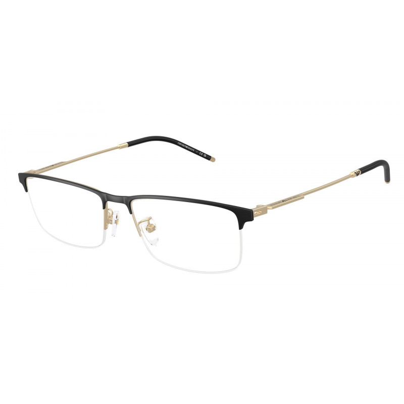 Eyeglasses Emporio Armani EA 1168 D 3002 Matte Black/Pale Gold / Demo Lens 56mm