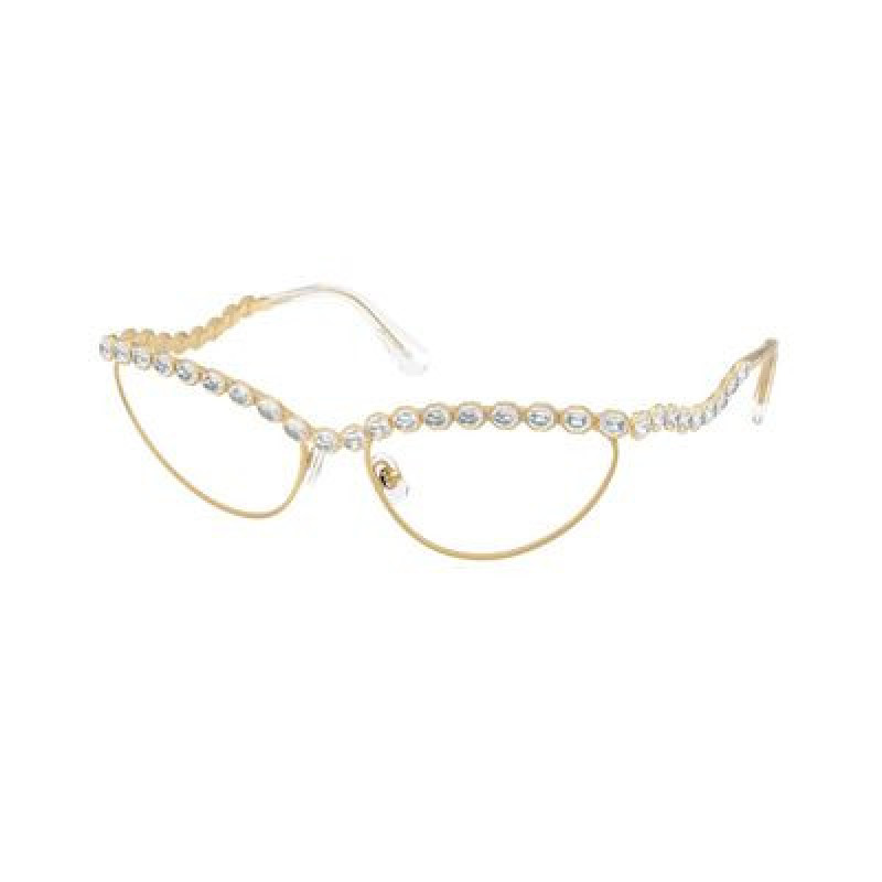 Eyeglasses Swarovski SK 1030 4004 Gold Demo Lens 59mm