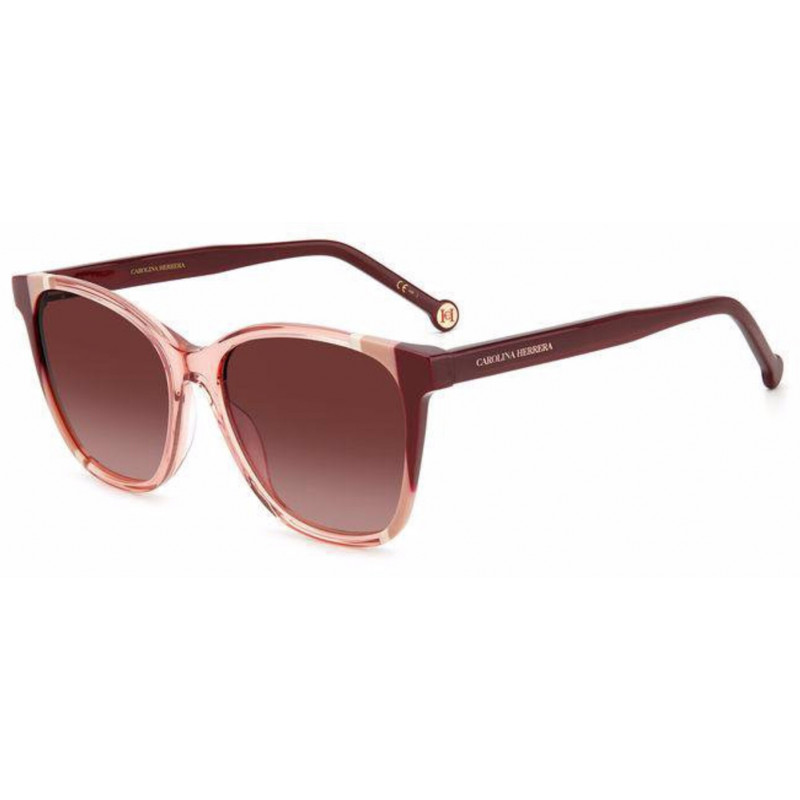 Sunglasses Carolina Herrera CH 0061 /S 193X 3x Burgundy Shaded 57mm