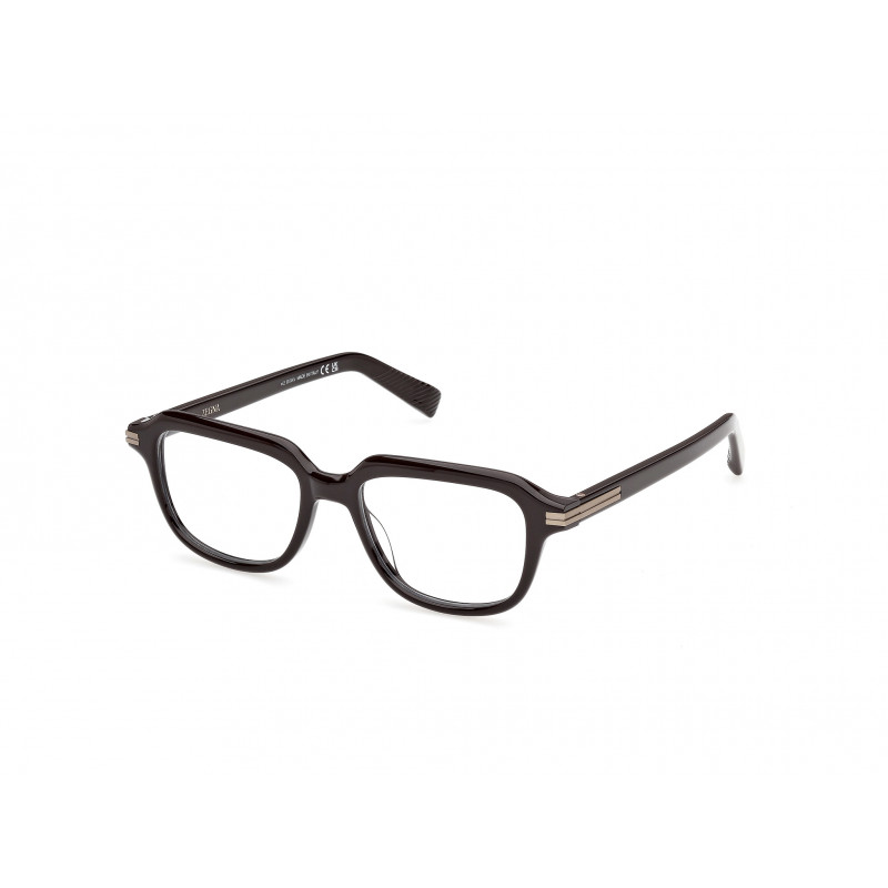Eyeglasses Zegna EZ 5345 048 Shiny Dark Brown / 52mm