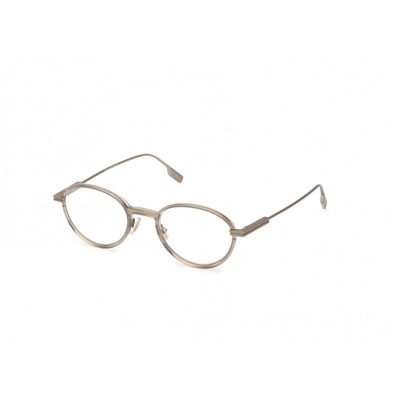 Eyeglasses Zegna EZ 5323 048 Shiny Dark Brown / Matte Pale Gold 50mm