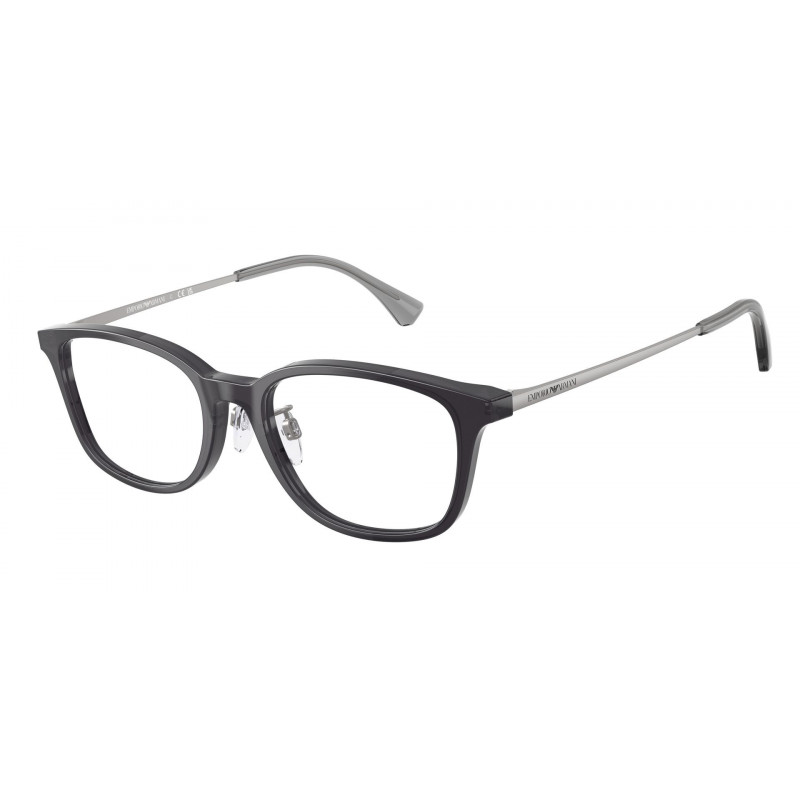 Eyeglasses Emporio Armani EA 3217 D 5029 Shiny Transparent Grey / Demo Lens 52mm